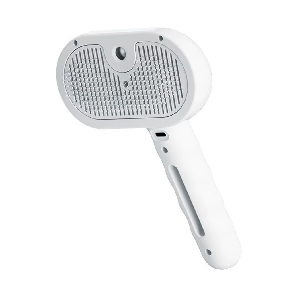 3 in 1 Cat Steam Brush with Release Button Cat Grooming Brush Rechargeable Cat Hair Brush Pet Brush for Cats Dogs Small Animals
