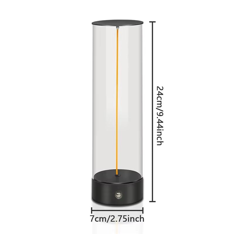 Rechargeable Cordless Portable LED Table Lamp with Magnetic Base, Touch Sensor & 3-Level Dimming - Ideal for Bedroom Lighting