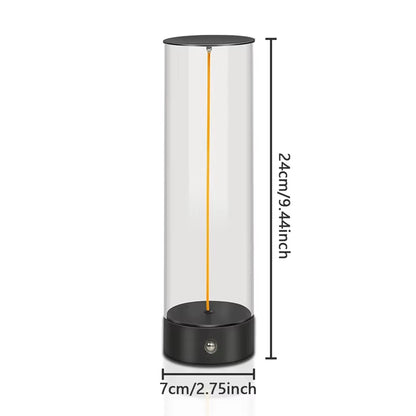 Rechargeable Cordless Portable LED Table Lamp with Magnetic Base, Touch Sensor & 3-Level Dimming - Ideal for Bedroom Lighting